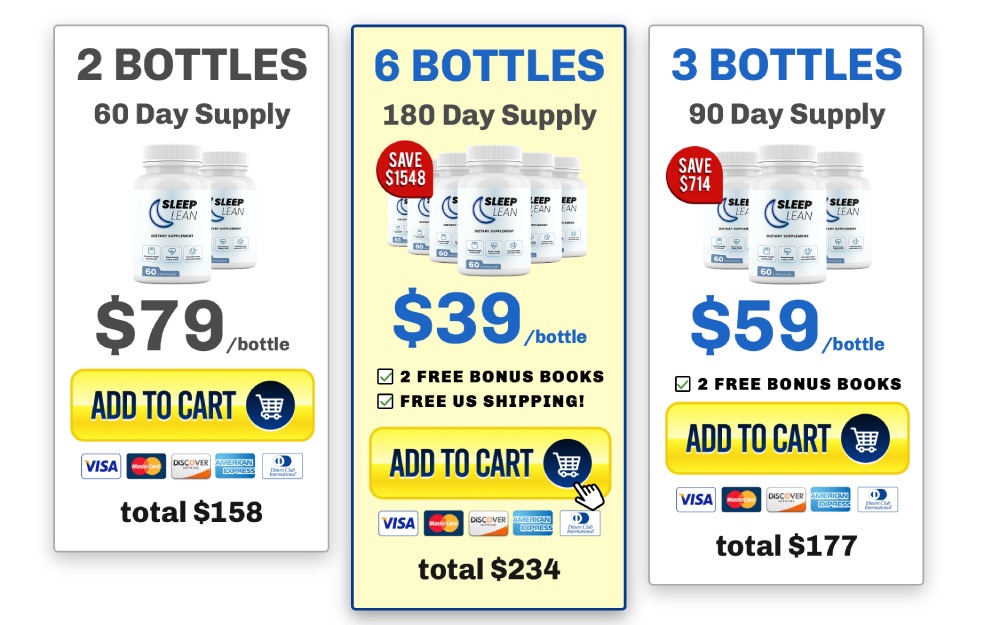 Sleep Lean supplement special price 1